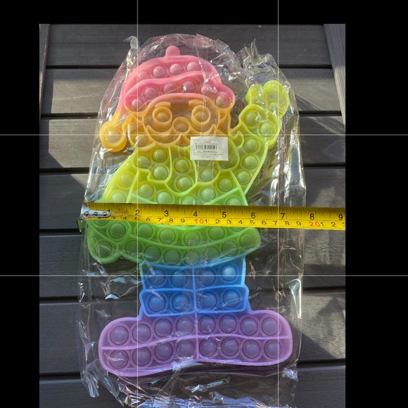 Xlarge Santa Christmas fidget bubble pop toy 11x7 - Picture 2 of 3